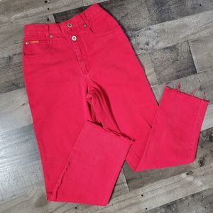 Vintage Red Lawman Bareback Jeans